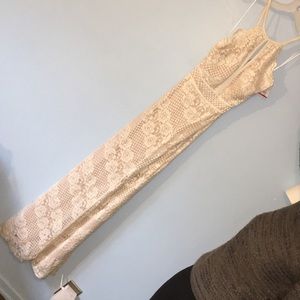 White prom/bridesmaid dress